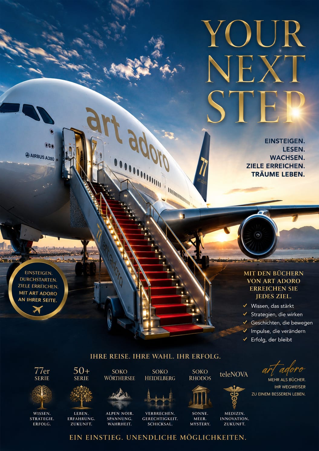 Art Adoro – Your Next Step: Einsteigen, lesen, wachsen, Ziele erreichen